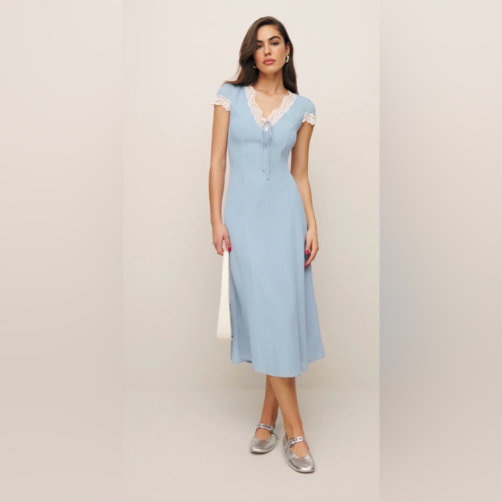 Reformation Blue Maxi Dress